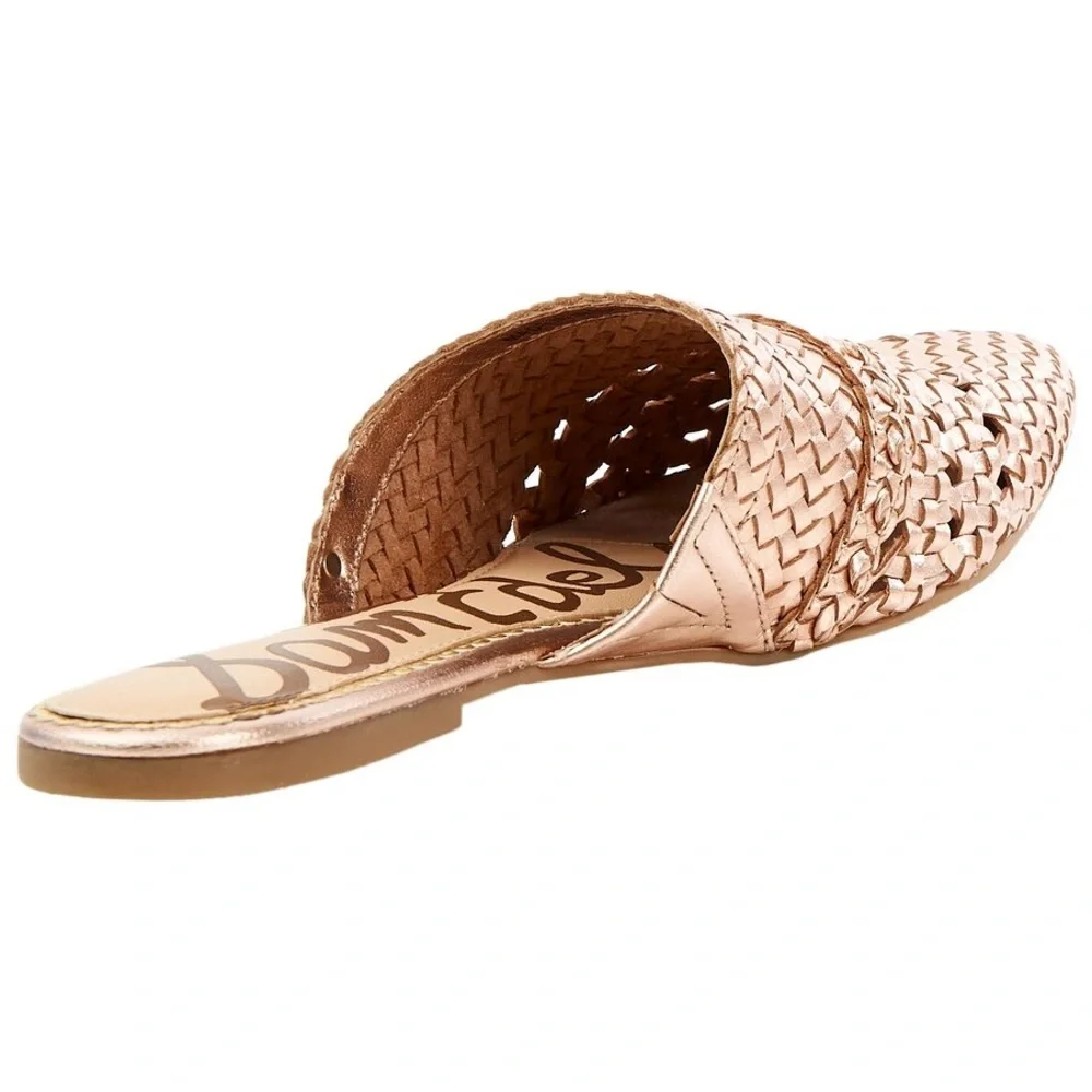SAM EDELMAN Metallic Woven Slip-On Mule - Picture 10 of 11